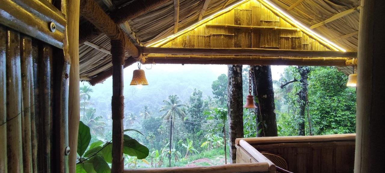 Fab - Bamboo Hut With Open Shower Munnar Exteriér fotografie