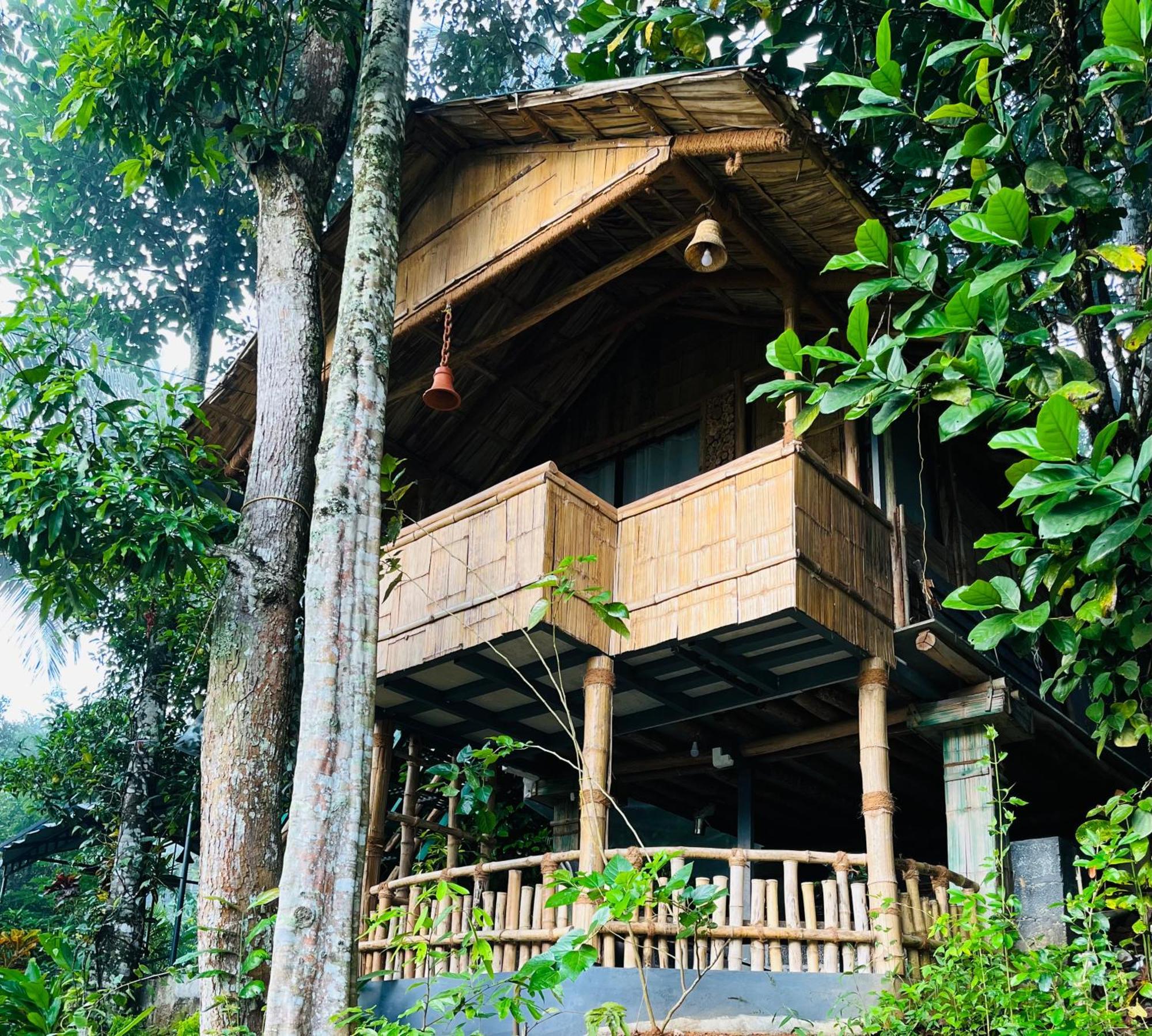 Fab - Bamboo Hut With Open Shower Munnar Exteriér fotografie